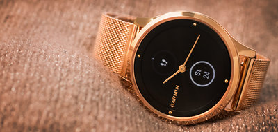 Garmin Vívomove 3 Luxe, 18K RoseGold/Milanese Band (Premium)