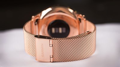 Garmin Vívomove 3 Luxe, 18K RoseGold/Milanese Band (Premium)