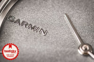 Garmin Vívomove 3 Luxe, Silver / Blue Leather Band (Premium)