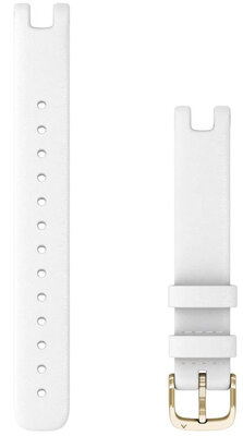 Kožený řemínek Garmin 14mm (pro Lily), bílý V1, 010-13068-A3