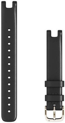 Kožený řemínek Garmin 14mm (pro Lily), černý V2, 010-13068-A1