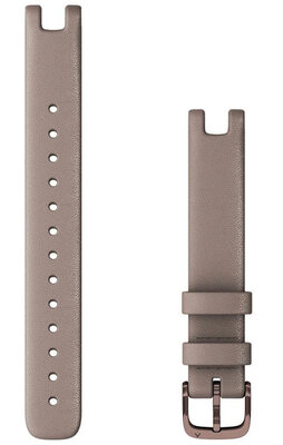 Kožený řemínek Garmin 14mm (pro Lily), hnědý V1, 010-13068-A0