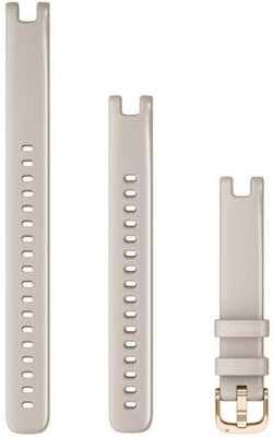 Silikonový řemínek Garmin 14mm (Lily), béžový, 010-13068-01