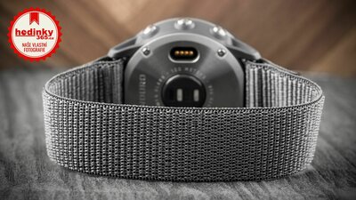 Garmin Enduro Solar, Steel/Gray UltraFit Nylon Strap