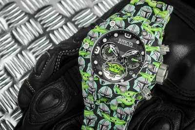 Invicta Star Wars Quartz 52mm Chronograph 35163 Mandalorian The Child (Baby Yoda) Limited Edition 1977pcs