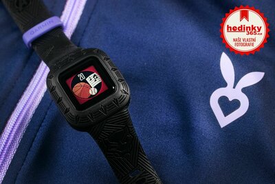 Plastový řemínek Garmin (pro Vívofit junior 3), černý, Marvel, Black Panther, 010-12666-40