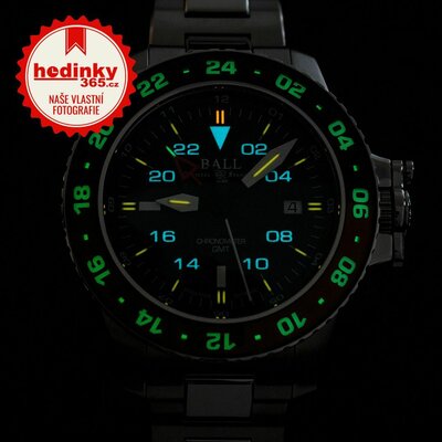 Ball Engineer Hydrocarbon AeroGMT II Automatic COSC Chronometer DG2018C-S3C-BE