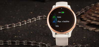 Garmin Venu 2S Rose Gold / White Band