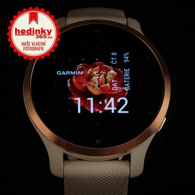 Garmin Venu 2S Rose Gold / White Band