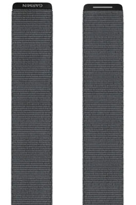Řemínek Garmin UltraFit 26mm, nylonový, šedý (Fenix 7X/6X/5X, Tactix aj.)