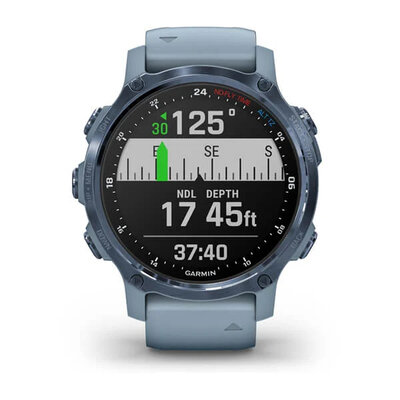 Garmin Descent Mk2S Sapphire, Blue / Sea Foam Band