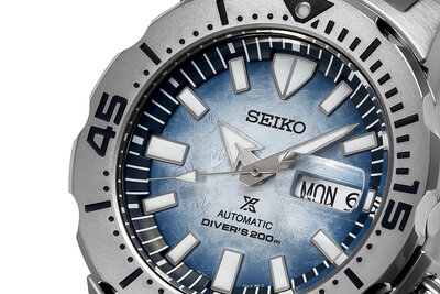 Seiko Prospex Sea Automatic Diver's SRPG57K1 Save the Ocean Antarctica Special Edition "Monster"