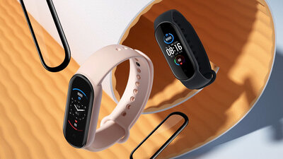 Ochranné 3D sklo Mosh Tempered Glass Protector 0.5mm pro Amazfit Band 5 (2ks)