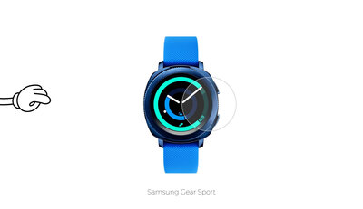 Ochranné sklo Mosh Tempered Glass Protector 0.3mm pro Samsung Gear Sport