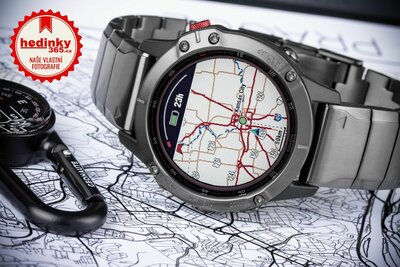 Garmin Fenix 6 PRO Solar Titanium GrayDLC/Titanium Band (MAP/Music)