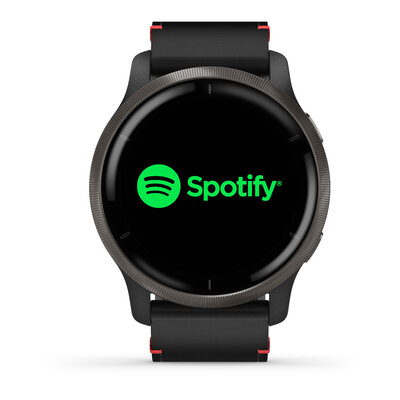 Garmin Venu 2 Slate / Black Leather Band (Premium) (+ náhradní řemínek)