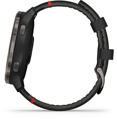 Garmin Venu 2 Slate / Black Leather Band (Premium) (+ náhradní řemínek)