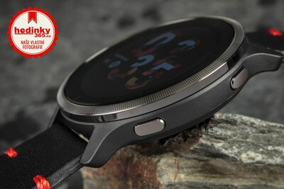 Garmin Venu 2 Slate / Black Leather Band (Premium) (+ náhradní řemínek)