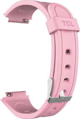 Růžový silikonový řemínek k hodinkám TCL Movetime MT40
