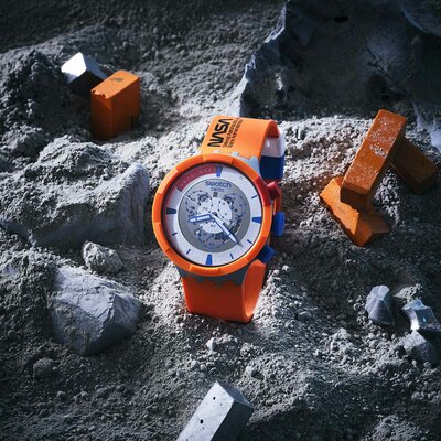 Swatch Big Bold Chronograph SB04Z401 NASA Space Collection