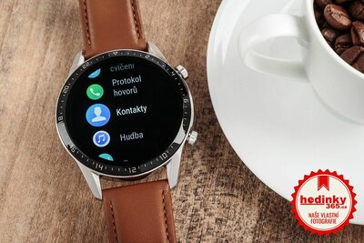 Huawei Watch GT 2 Brown Leather Strap Latona-B19V