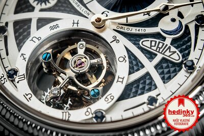 Prim Tourbillon Orloj Mechanical 1410 W01P.13152.C Limited Edition 32pcs