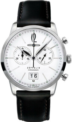 Zeppelin Flatline Quartz Chronograph 7386-1