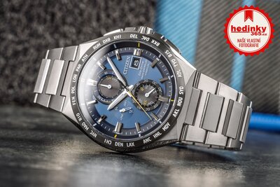 Citizen Sports Eco-Drive Super Titanium Radio Controlled Chronograph AT8234-85L