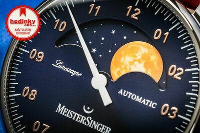 MeisterSinger Lunascope Automatic Moon Phase Date LS908G_SG03