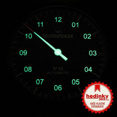 MeisterSinger N03 Automatic AM902BL_SVSL03 Black Line Special Edition