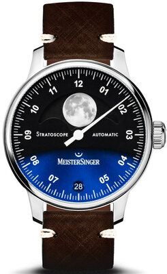 MeisterSinger Stratoscope Automatic Moon Phase Date ST982_SVSL02