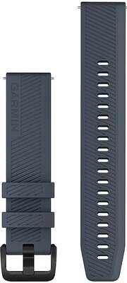 Silikonový řemínek Garmin 20mm, Granite Blue, Quick Release, 010-13076-01