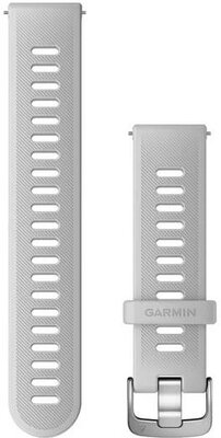 Silikonový řemínek Garmin 20mm (pro Venu, Venu Sq, Venu 2 Plus aj), bílý, Quick Release, 010-11251-9Q