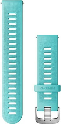 Silikonový řemínek Garmin 20mm (pro Venu, Venu Sq, Venu 2 plus aj.), modrý V2, Quick Release, 010-11251-9R