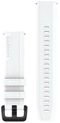 Silikonový řemínek Garmin 20mm, White, Quick Release, 010-13076-02