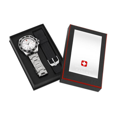 Swiss Military Hanowa Companion Set Quartz 5362.04.001.07S (+ náhradní řemínek)