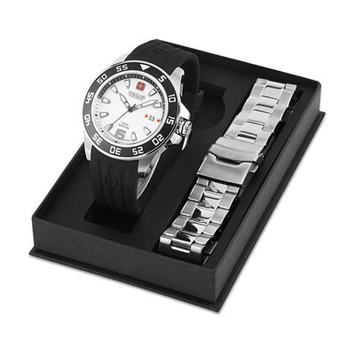Swiss Military Hanowa Companion Set Quartz 5362.04.001.07S (+ náhradní řemínek)