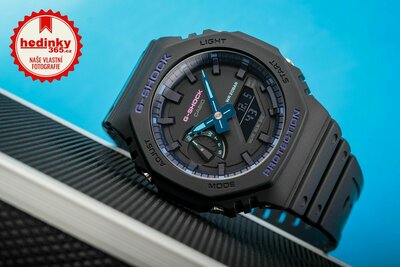 Casio G-Shock Original GA-2100VB-1AER Carbon Core Guard Virtual Blue Series