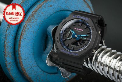 Casio G-Shock Original GA-2100VB-1AER Carbon Core Guard Virtual Blue Series