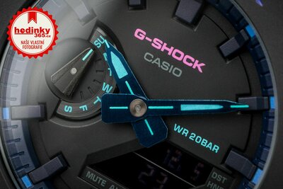Casio G-Shock Original GA-2100VB-1AER Carbon Core Guard Virtual Blue Series