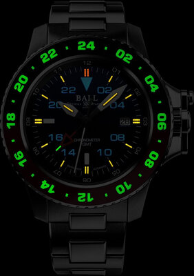 Ball Engineer Hydrocarbon AeroGMT II Automatic COSC Chronometer DG2018C-S3C-BK
