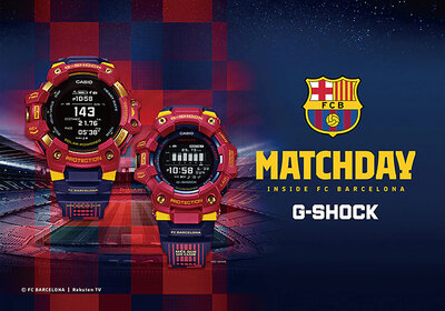 Casio G-Shock G-Squad GBD-100BAR-4ER Barcelona Limited Edition (rozbalené)