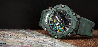 Casio G-Shock Original GA-2200MFR-3AER Mystic Forest Series Carbon Core Guard