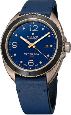 Edox North Sea 1967 Date Automatic Limited Edition 320pcs 80118-brn-bu1