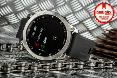 Garmin Epix 2 Glass, Silver / Gray Silicone Band