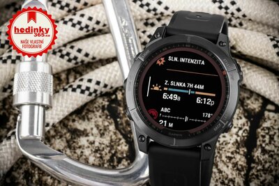 Garmin Fenix 7 Sapphire Solar Black DLC Titanium / Black Band