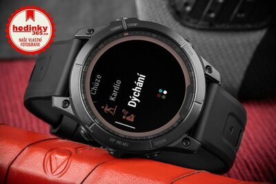 Garmin Fenix 7 Sapphire Solar Black DLC Titanium / Black Band