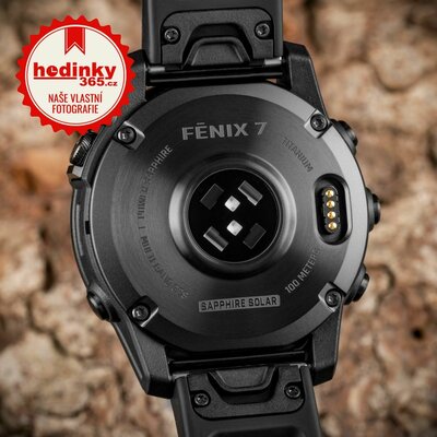 Garmin Fenix 7 Sapphire Solar Black DLC Titanium / Black Band