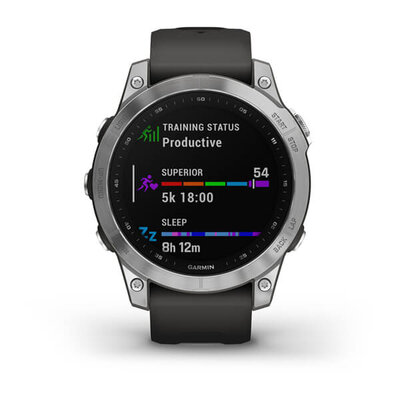 Garmin Fenix 7 Silver / Graphite Band