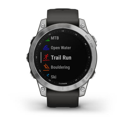 Garmin Fenix 7 Silver / Graphite Band